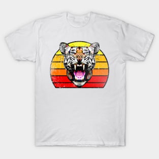 Retro Tiger Print T-Shirt